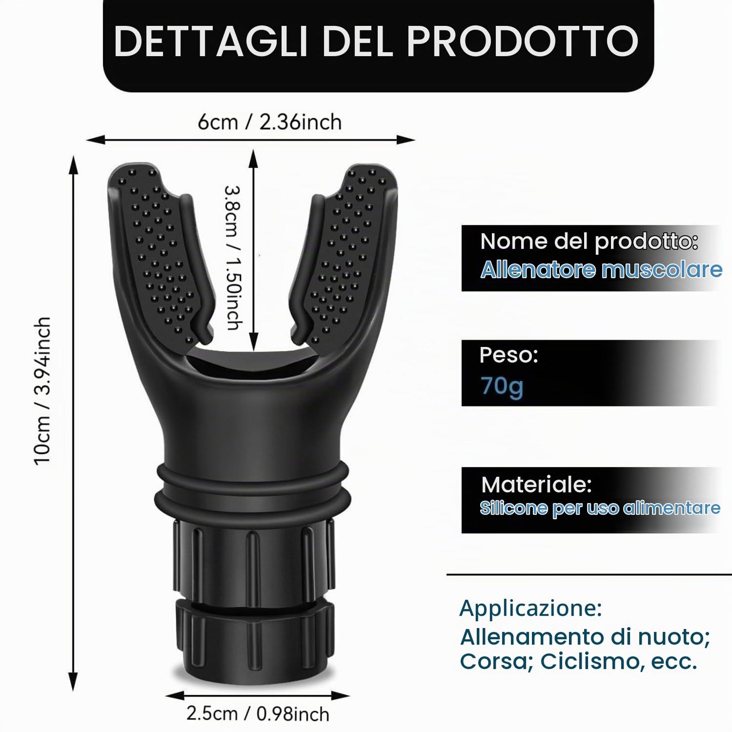 Dispositivo Allenamento Di Ipossia, 2 Pezzi Dispositivo Di Esercizio Di Respirazione Portatile Lung Trainer Sport Con Resistenze Regolabili per Allenamento Di Resistenza