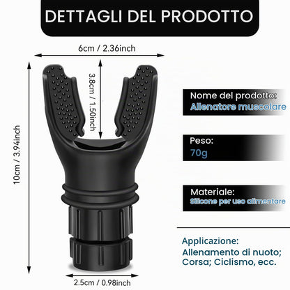 Dispositivo Allenamento Di Ipossia, 2 Pezzi Dispositivo Di Esercizio Di Respirazione Portatile Lung Trainer Sport Con Resistenze Regolabili per Allenamento Di Resistenza