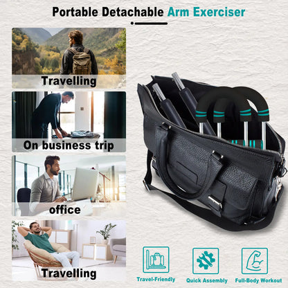 HOTWAVE Arm Trainer, Adjustable Chest Workout Equipment, Arm Trainer for Men, Chest Trainer for Men, Shoulder Muscle Training, Portable Spring Resistance Home Fitness Equipment Summerwins Backtoschool