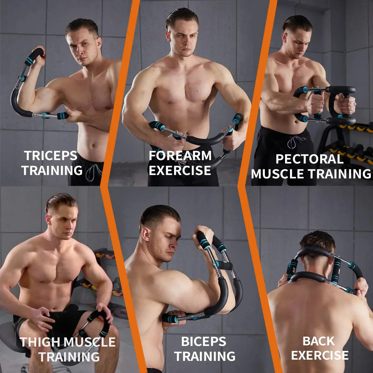 HOTWAVE Arm Trainer, Adjustable Chest Workout Equipment, Arm Trainer for Men, Chest Trainer for Men, Shoulder Muscle Training, Portable Spring Resistance Home Fitness Equipment Summerwins Backtoschool