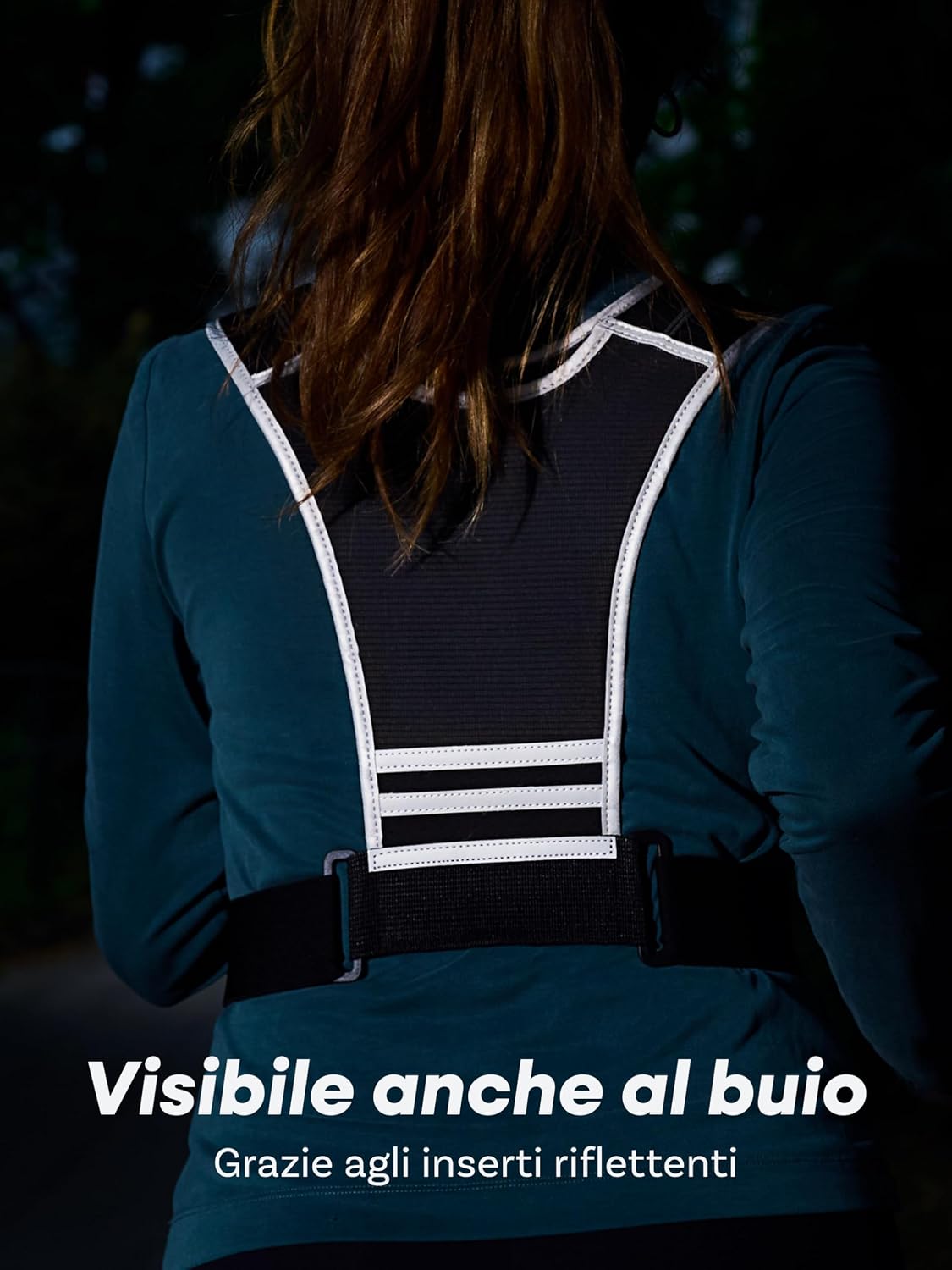 Gilet Da Corsa Uomo E Donna Con Tasca per Telefono E Borraccia – Tasca Impermeabile per Smartphone – Gilet Running Regolabile Con Riflettori – Vestibilità Sicura E Stabile – Pettorina Corsa