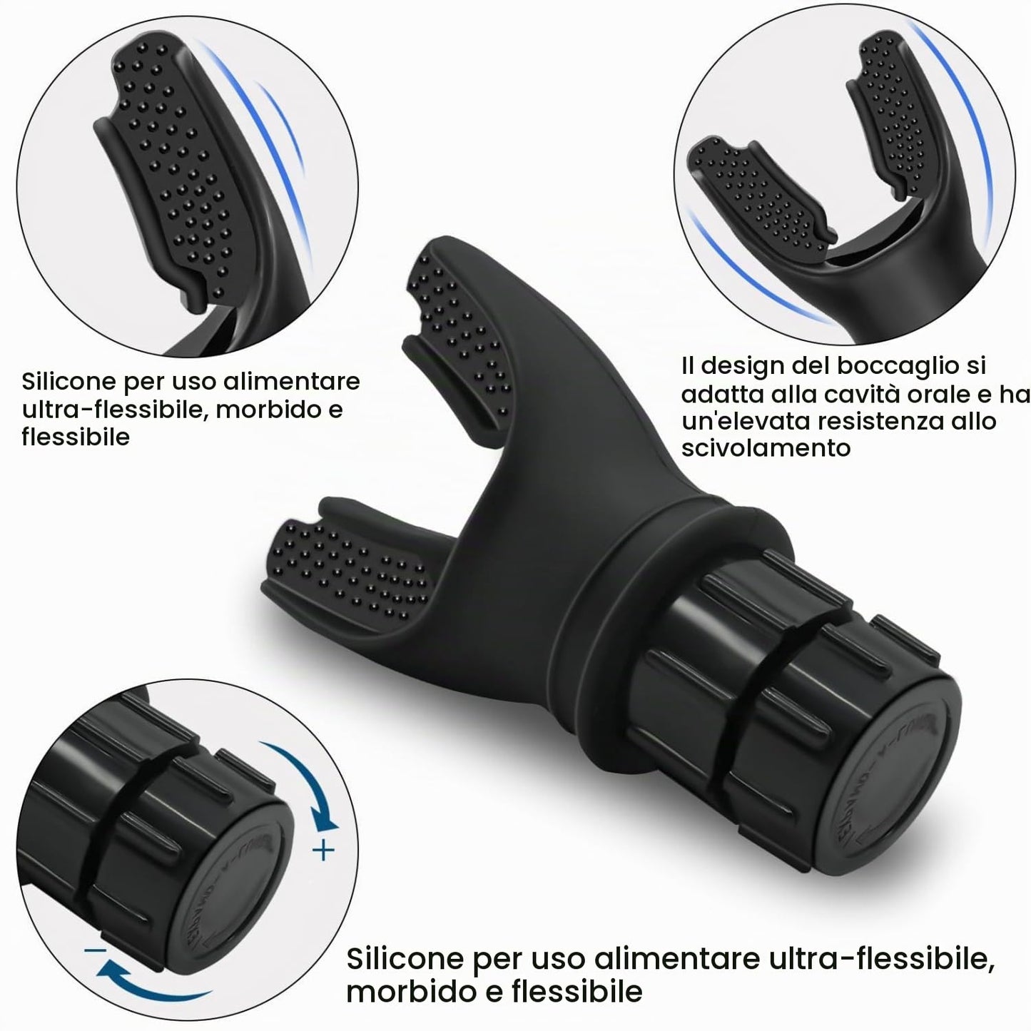 Dispositivo Allenamento Di Ipossia, 2 Pezzi Dispositivo Di Esercizio Di Respirazione Portatile Lung Trainer Sport Con Resistenze Regolabili per Allenamento Di Resistenza
